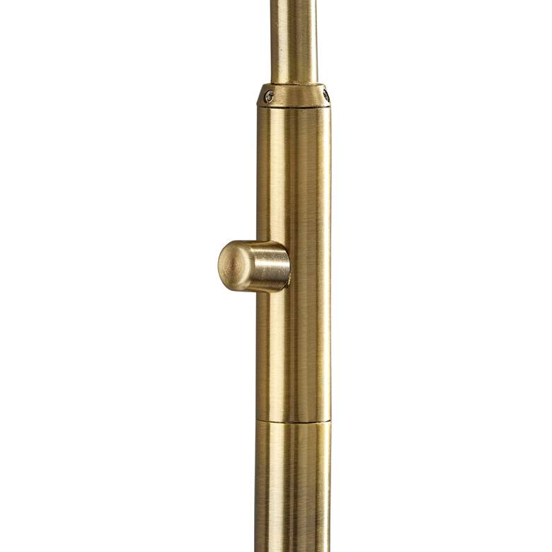 Image 4 Sputnik Antique Brass Metal 9-Light Arc Floor Lamp more views