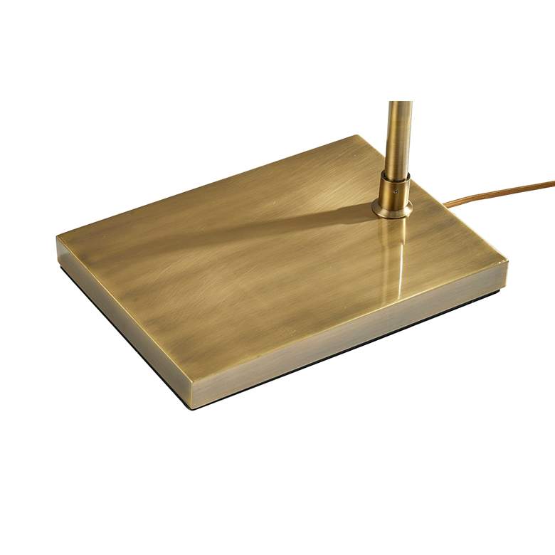 Image 6 Sputnik Antique Brass Metal 9-Light Arc Floor Lamp more views