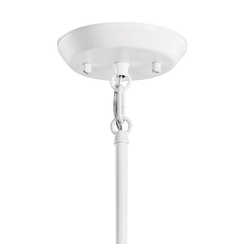 Image 6 Sputnik Style 20" Wide White Finish Modern Chandelier by Kichler more views
