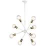1_Sputnik Style 30" Wide White Finish Modern Chandelier by Kichler