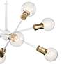3_Sputnik Style 30" Wide White Finish Modern Chandelier by Kichler more views
