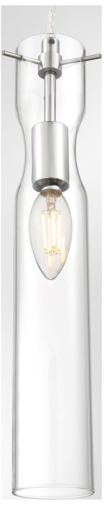 Image 3 Spyglass; 1 Light; Mini Pendant; Polished Nickel Finish w/ Clear Glass more views