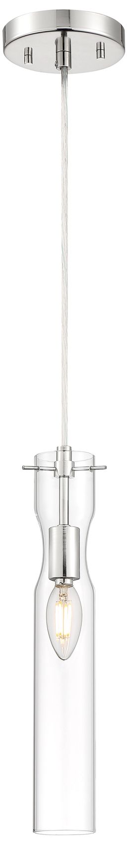 Image 4 Spyglass; 1 Light; Mini Pendant; Polished Nickel Finish w/ Clear Glass more views
