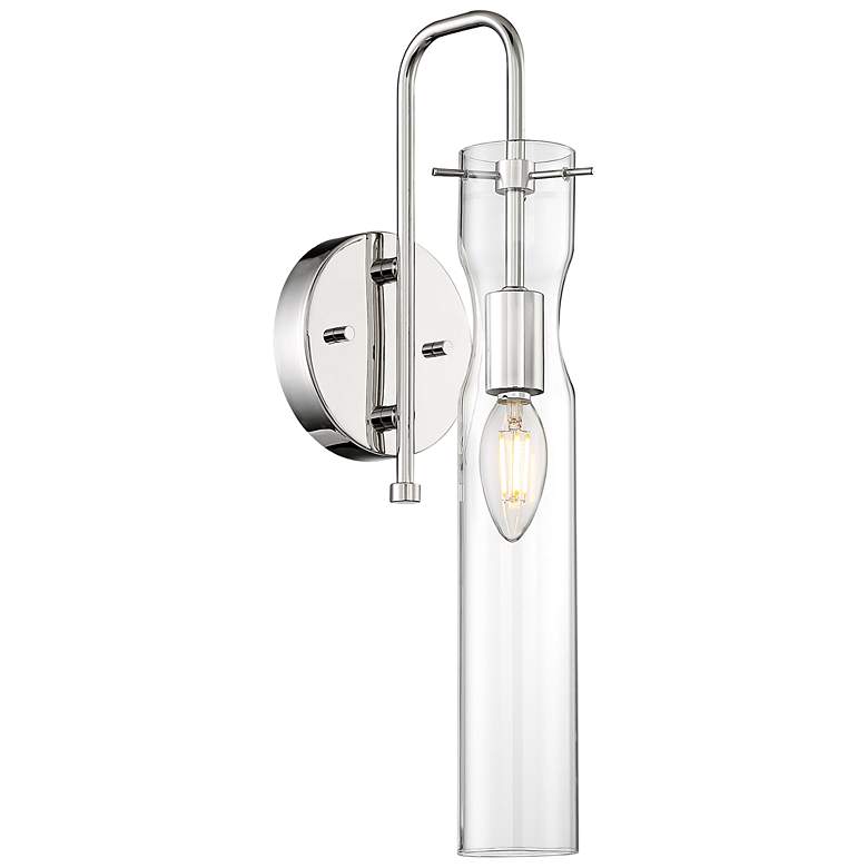 Image 1 Spyglass 16" High Polished Nickel Wall Sconce