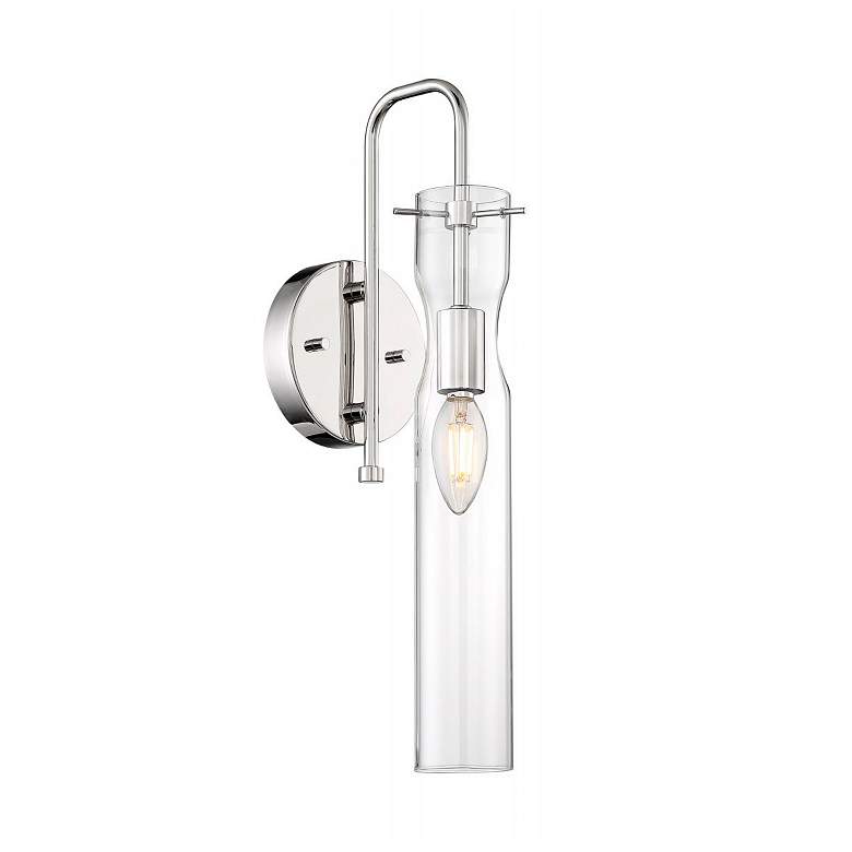 Image 2 Spyglass 16" High Polished Nickel Wall Sconce more views