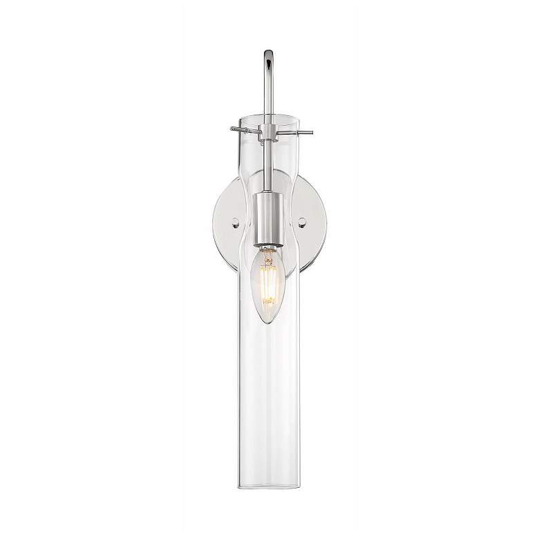 Image 3 Spyglass 16" High Polished Nickel Wall Sconce more views