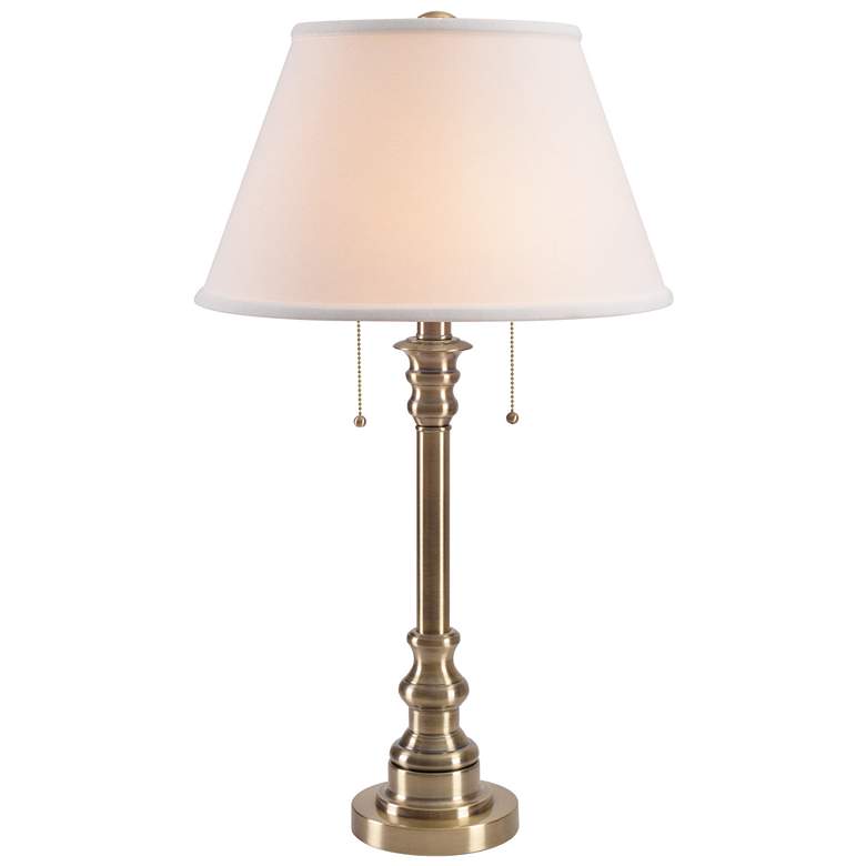 Image 1 Spyglass 30.5" High Antique Brass Table Lamp