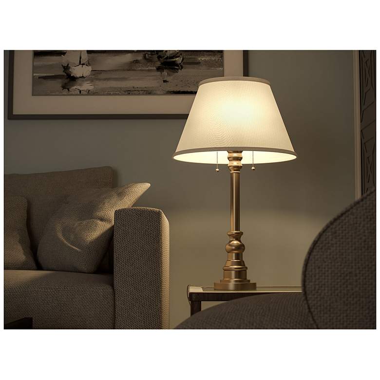 Image 5 Spyglass 30.5" High Antique Brass Table Lamp more views