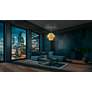 Thumbnail4 of Spyglass Terrace 26" Wide Soft Brass Pendant Light more views