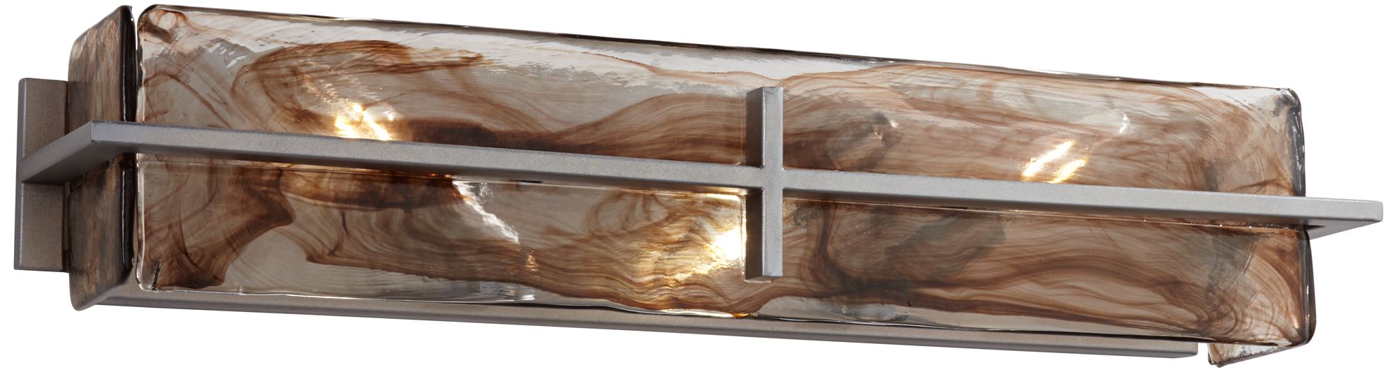 art glass vanity light