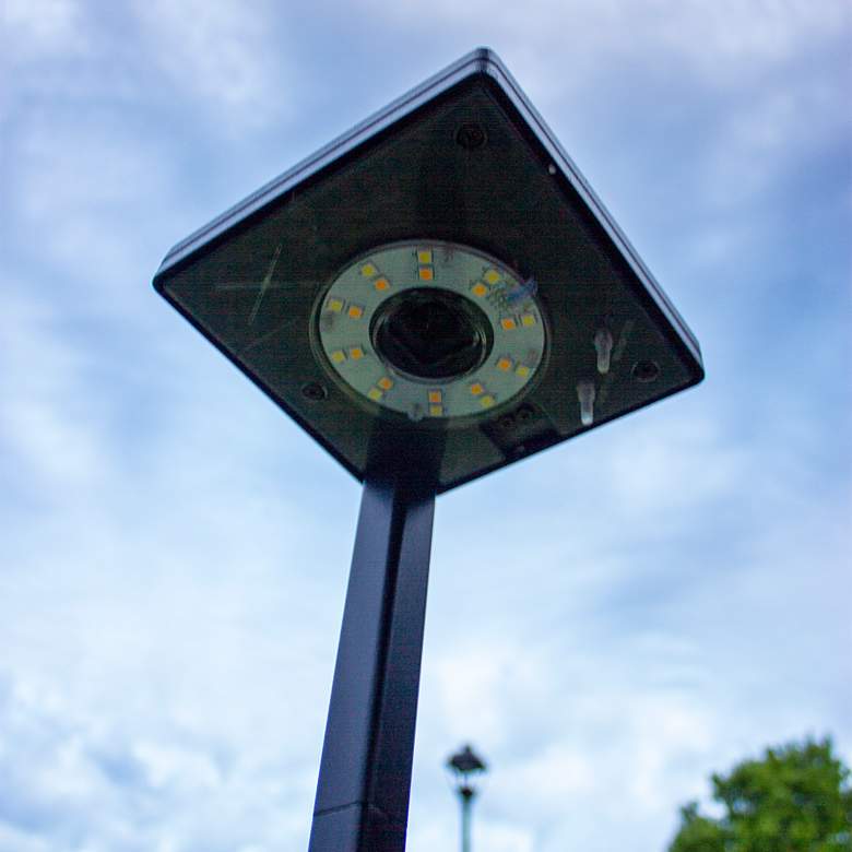 Image 3 Square 26 3/4" High Solar Powered LED Outdoor Landscape Path Light more views