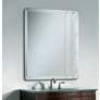Square 30" x 30" Beveled Glass Edge Modern Frameless Wall Mirror