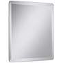 Square 30" x 30" Beveled Glass Edge Modern Frameless Wall Mirror