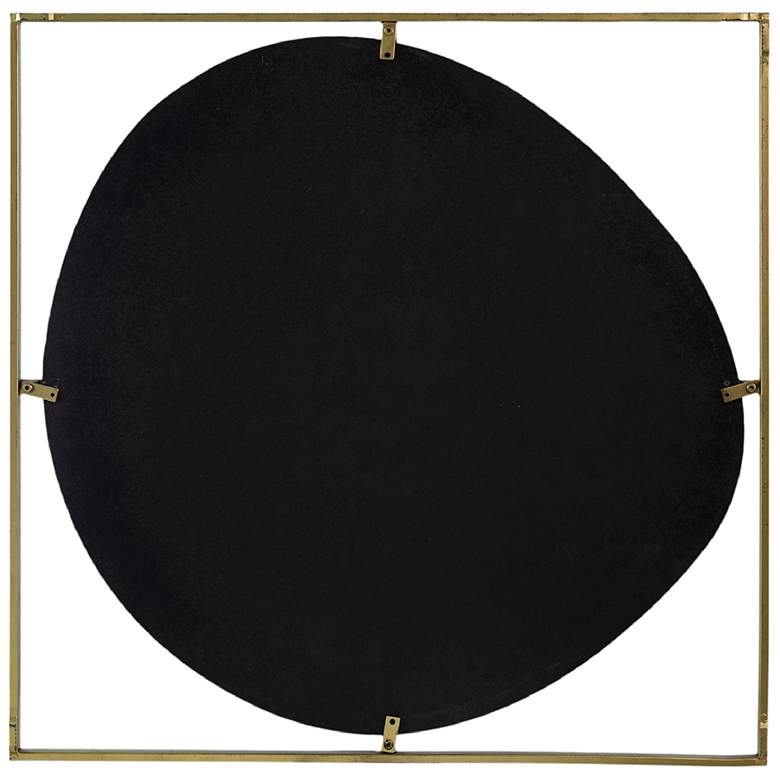 Image 3 Square 32 x 32 Black & Gold Mirror more views