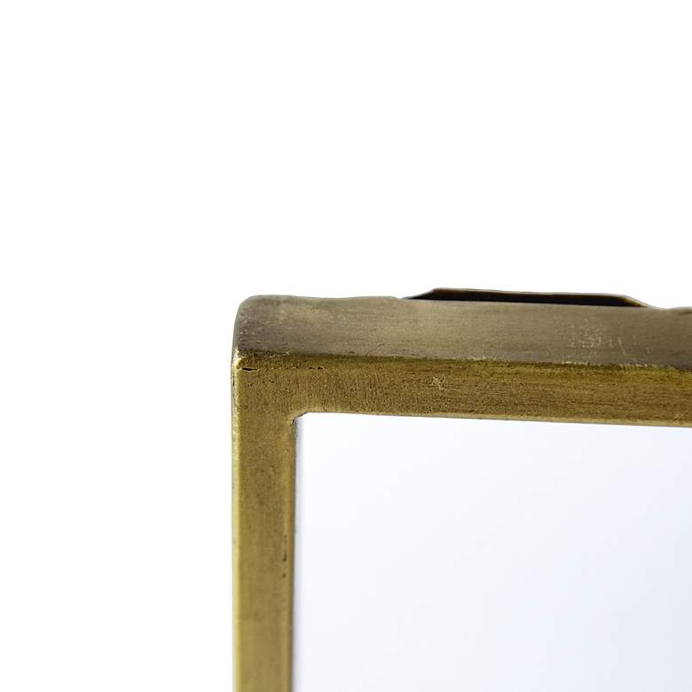 Image 5 Square 32 x 32 Black & Gold Mirror more views