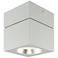 Square 4 3/4" Wide White 24-Degree Reflector Modern LED Ceiling Light