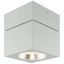 Square 4 3/4&quot; Wide White 24-Degree Reflector Modern LED Ceiling Light