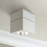 Square 4 3/4" Wide White 24-Degree Reflector Modern LED Ceiling Light