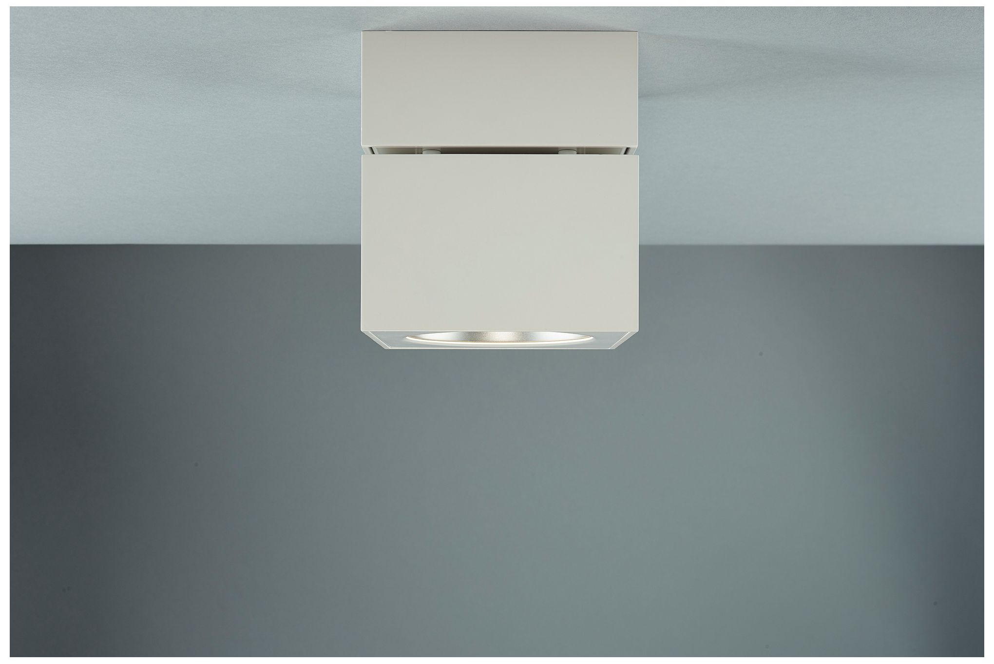 Image 3 Square 4 3/4" Wide White 24-Degree Reflector Modern LED Ceiling Light more views