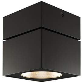 Image2 of Square 4 3/4"W Black 34-Degree Reflector LED Ceiling Light
