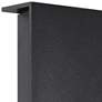 Square 8"H x 8"W 1-Light Outdoor Wall Light in Black
