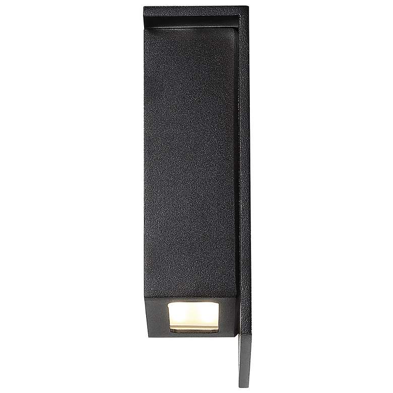 Image 4 Square 8 inchH x 8 inchW 1-Light Outdoor Wall Light in Black more views