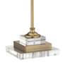 Square Acrylic 7" Wide Pedestal Lamp Riser