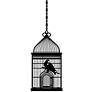 Square Bird Cage Black Wall Decal in scene