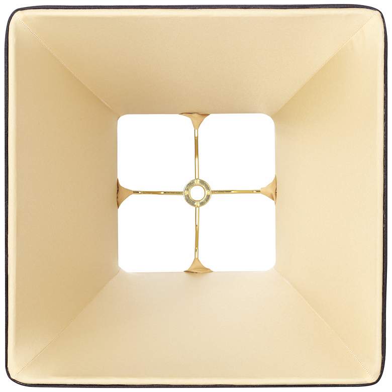 Image 3 Square Black Lamp Shade 5.25x10x9.5 (Spider) more views
