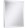 4_Square Frameless 24" Beveled Vanity Wall Mirror more views