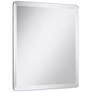 Square Frameless 24" Beveled Vanity Wall Mirror