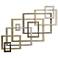 Square Metal Wall Décor - Gold