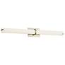 Squire 38" Wide Brushed Nickel LED Modern Bath Light