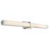 Squire 38" Wide Chrome Square LED Modern Bath Light