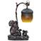 Squirrel Acorn 14 1/2" High Burwell Bronze Accent Table Lamp