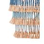 2_St. Barts 33"W Sugar White and Blue 3-Tier Drum Chandelier more views