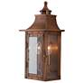 1_St. Charles 16 1/2" High Copper Patina Outdoor Wall Light