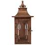 3_St. Charles 16 1/2" High Copper Patina Outdoor Wall Light more views