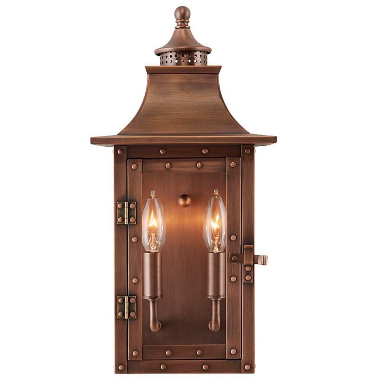 Image 4 St. Charles 16 1/2" High Copper Patina Outdoor Wall Light more views