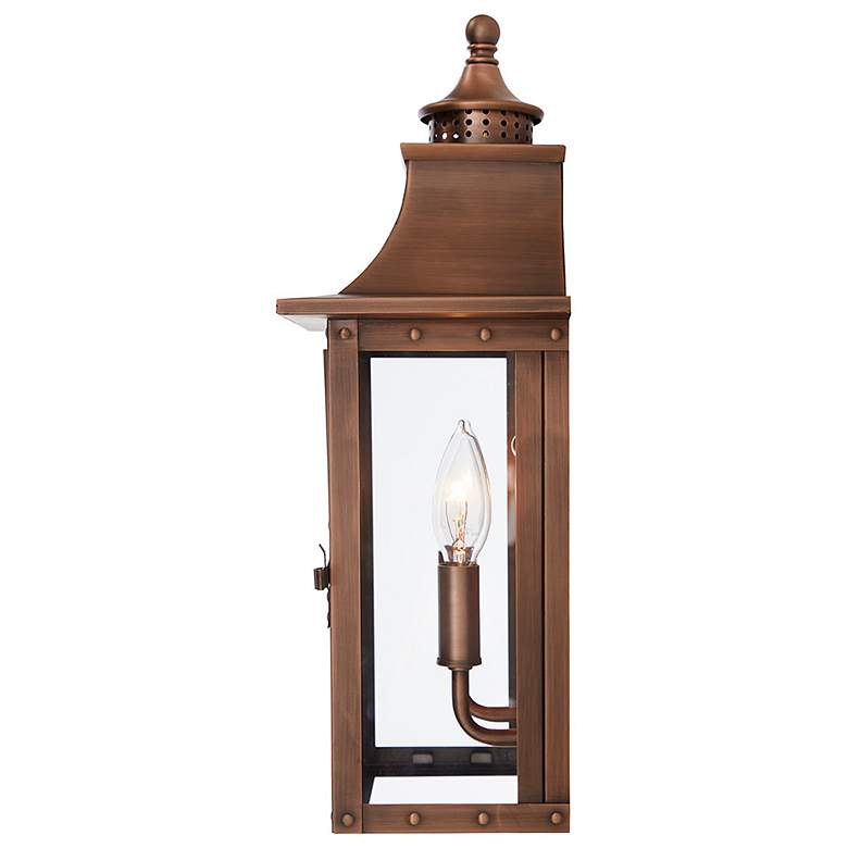 Image 5 St. Charles 16 1/2" High Copper Patina Outdoor Wall Light more views