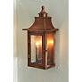 6_St. Charles 16 1/2" High Copper Patina Outdoor Wall Light more views