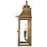 Thumbnail3 of St. Charles 2-Light Aged Brass Wall Light more views