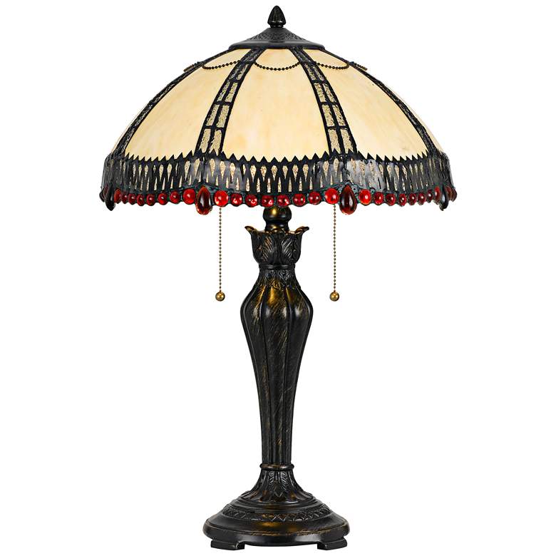 Image 1 St. Clement Dark Bronze Tiffany-Style Table Lamp