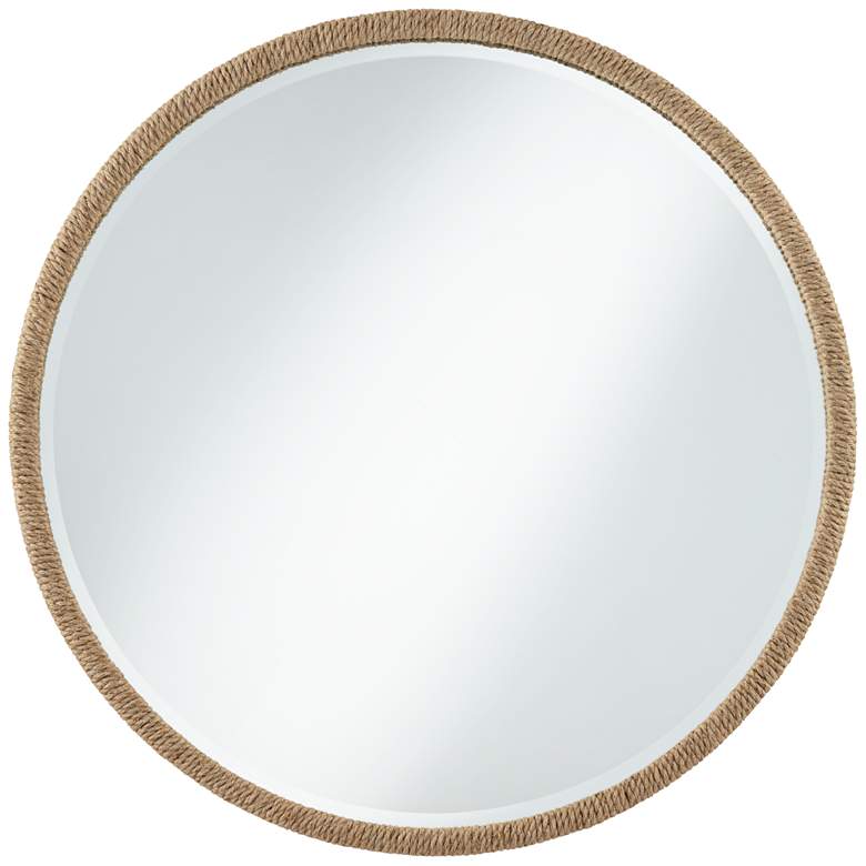 Image 3 St. Croix Natural Braided Rope 34" Round Wall Mirror