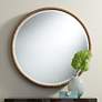St. Croix Natural Braided Rope 34" Round Wall Mirror in scene