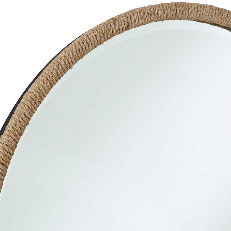 Image 4 St. Croix Natural Braided Rope 34" Round Wall Mirror more views