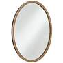 St. Croix Natural Braided Rope 34" Round Wall Mirror in scene