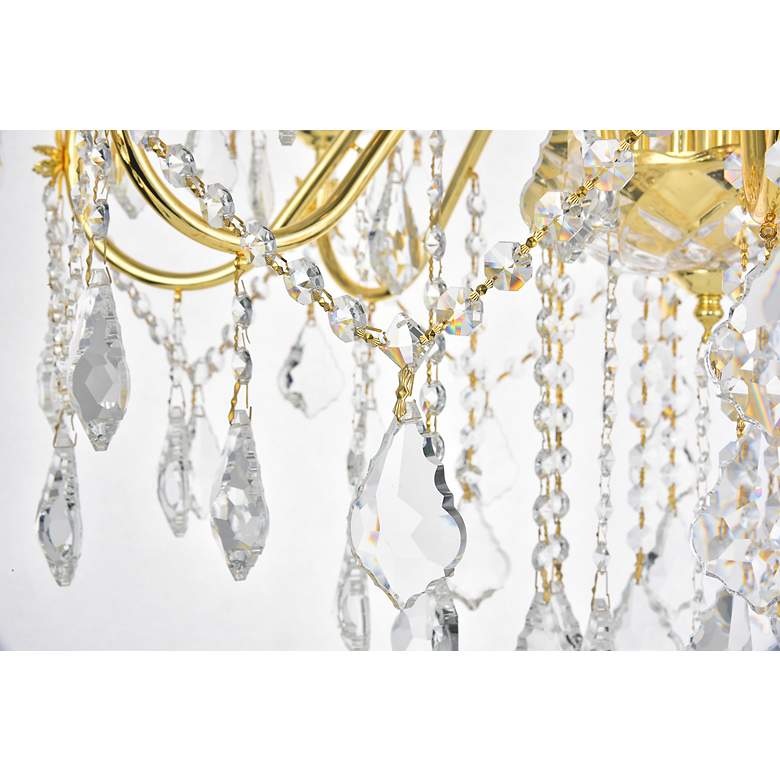 Image 5 St. Francis 12 Lt Gold Chandelier Clear more views