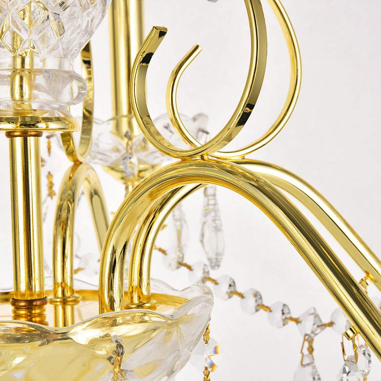 Image 6 St. Francis 24" Wide Gold Crystal 6-Light Chandelier more views