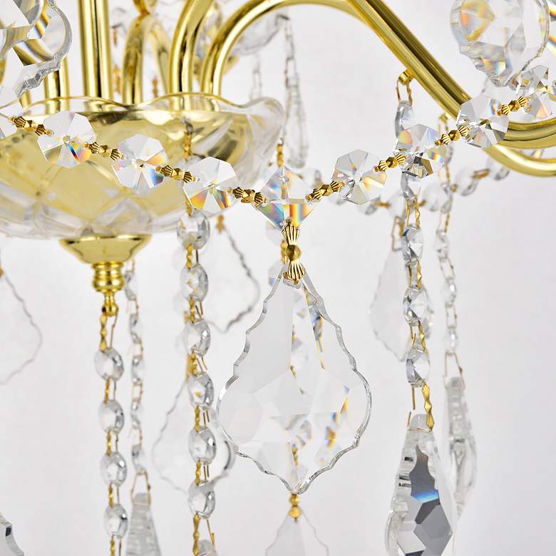 Image 7 St. Francis 24" Wide Gold Crystal 6-Light Chandelier more views